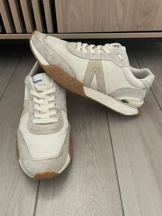 Zapatillas Lacoste Spin Beige/Blanco