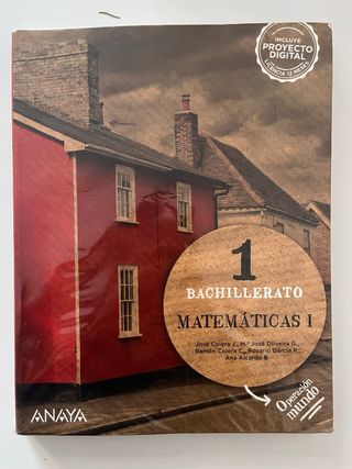 Matemáticas 1, 1*bachillerato, Anaya 