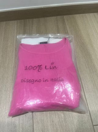 blusas de lino talla L