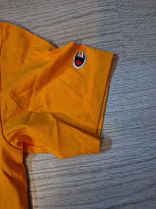Camiseta Champion Niña Talla L Naranja