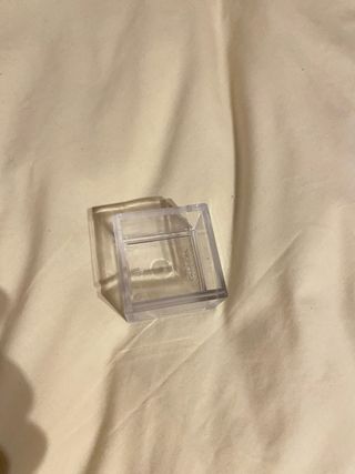 Scatola portaoggetti Lego trasparente rossa