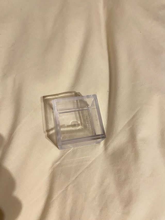 Scatola portaoggetti Lego trasparente rossa