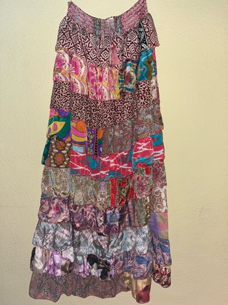 Falda Rociera con volantes con varios estampados