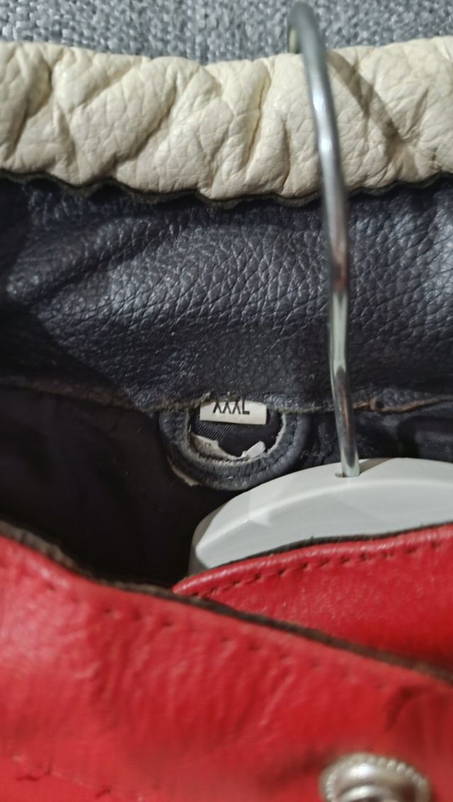 Chaqueta de Piel para Moto Estilo Racing