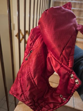 Cappottino rosso per cane taglia piccola