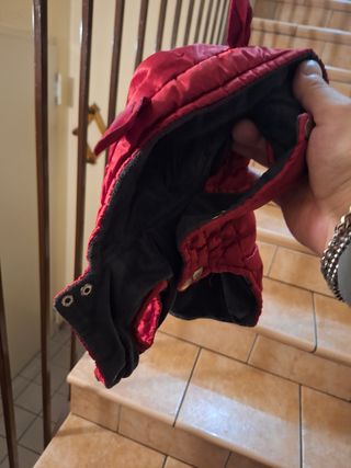 Cappottino rosso per cane taglia piccola