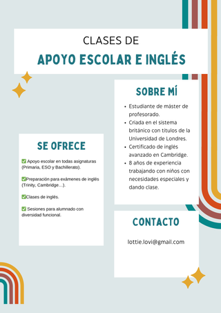 clases de apoyo e inglés