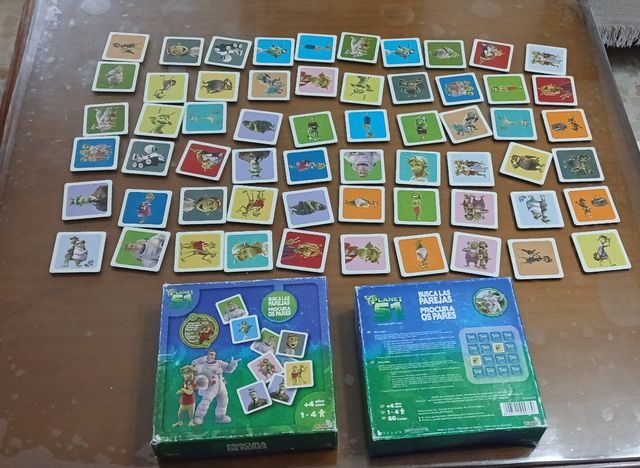 Juego Busca Parejas Planet 51