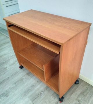 Mesa escritorio ordenador con bandeja