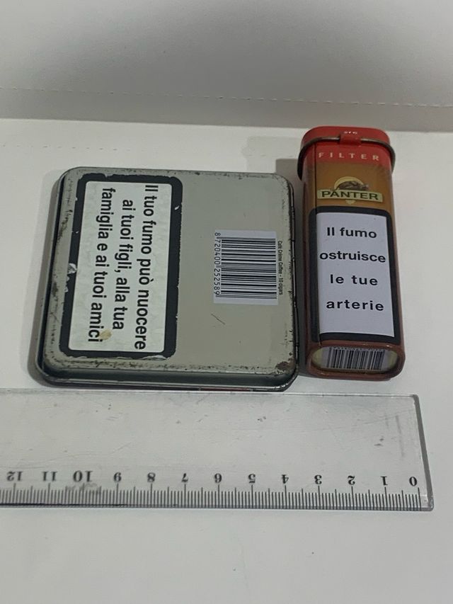 Scatoline in latta Café Crème e Panter