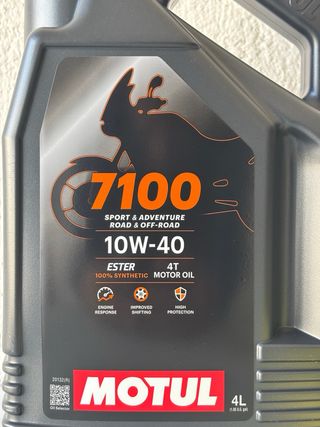 Motul 7100 10W40 Aceite Moto 3,25 litros + filtro