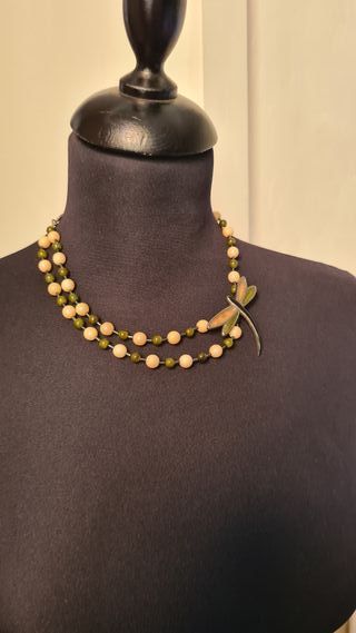 Collana vintage Babylone Paris libellula