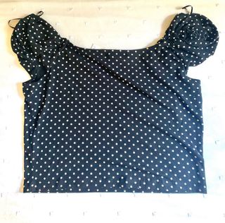 Top lunares Easy Wear hombros abullonados Talla L 