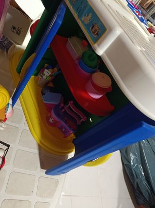 Cocina de juguete  no va la luz y carrito compra