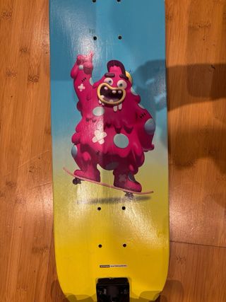 Skate para principiantes con huellas