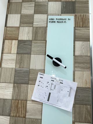 Lavagna Magnetica Vetro Scrivibile