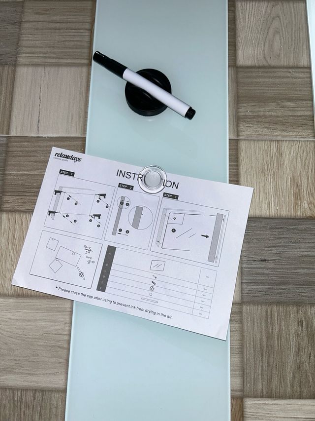 Lavagna Magnetica Vetro Scrivibile