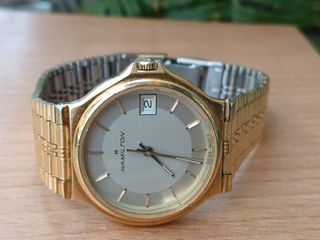 Reloj Hamilton Cuarzo Dorado