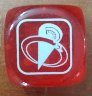 Dado Yu-Gi-Oh! rosso