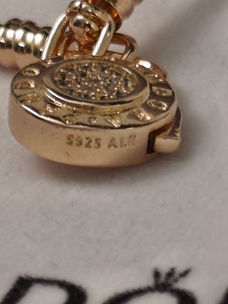 Pulsera Pandora Dorada con Cierre Ale S925