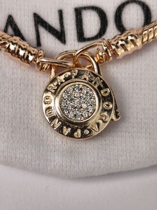 Pulsera Pandora Dorada con Cierre Ale S925
