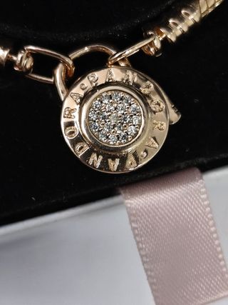 Pulsera Pandora Dorada con Cierre Ale S925