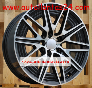 JUEGO DE 4 LLANTAS MERCEDES 8849 BLACK MET