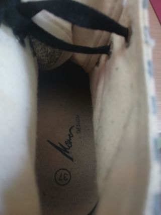 Scarpe sneakers glitter argento e blu