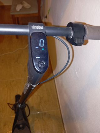 Patinete eléctrico con fallo de aceleración