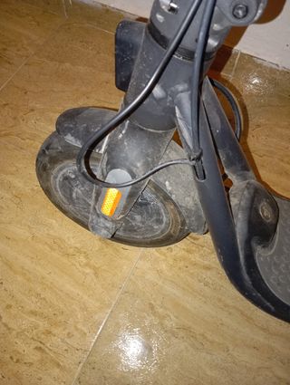 Patinete eléctrico con fallo de aceleración