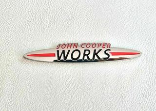 Logo Emblema JCW para Maletero de Mini Cooper One