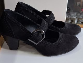 Zapatos negros Mary Jane Talla 37