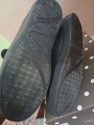 Scarpe nere con strass