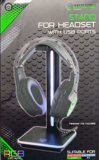 Soporte Gaming RGB para Auriculares con USB