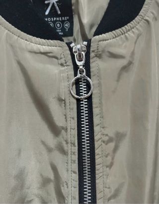 Chaqueta Bomber Verde Militar Primark Talla M y2k