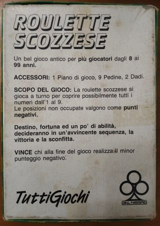 Roulette Scozzese - Gioco da tavolo