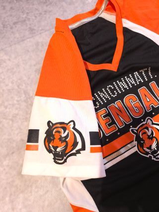 Camiseta Bengals Naranja Negro Ref-40400