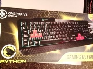Teclado Gaming Overdrive RGB Negro y Rojo