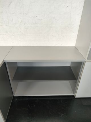Muebles de oficina modular gris