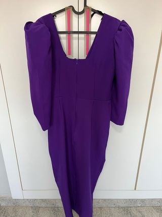 Vestido Alma Blanca morado, t S