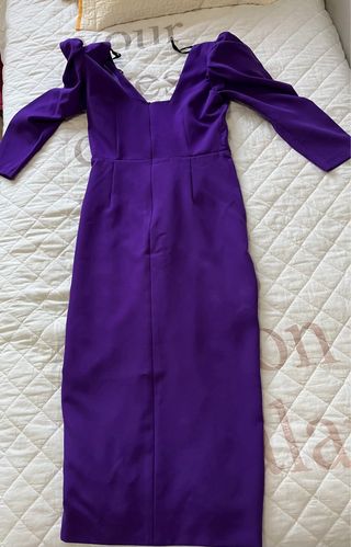Vestido Alma Blanca morado, t S