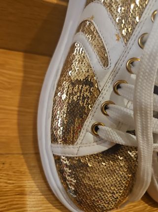 Zapatillas Geox Niña Talla 35 Doradas