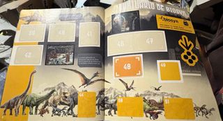 Álbum Panini Jurassic World Dominio + 6 cromos 