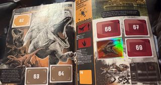Álbum Panini Jurassic World Dominio + 6 cromos 