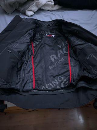 Chaqueta Motera DXR Negra y Roja
