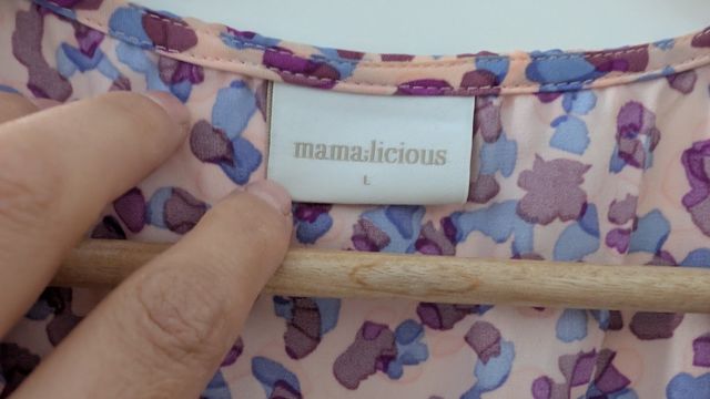 Vestido de lactancia estampado