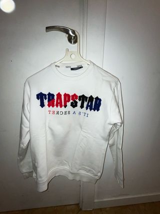 Sudadera Trapstar Blanca Multicolor