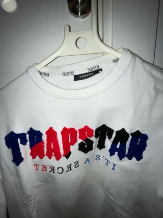 Sudadera Trapstar Blanca Multicolor