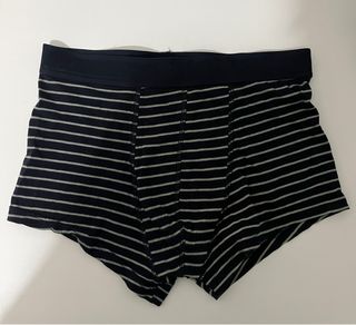 Calzoncillos Boxer Rayas Negro y Gris