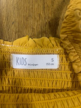 Camiseta amarilla niña 152cm talla S